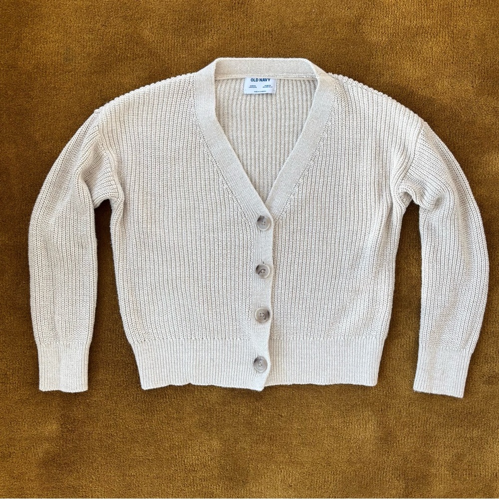 Old Navy Cotton Shaker-Stitch Cardigan